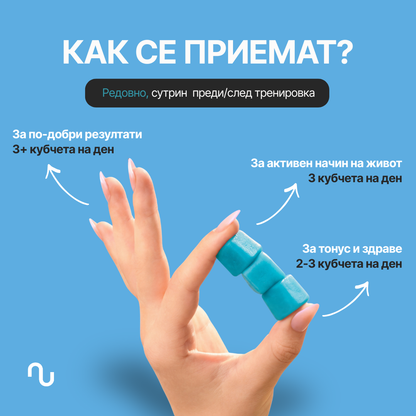 Желирани Креатинови Кубчета